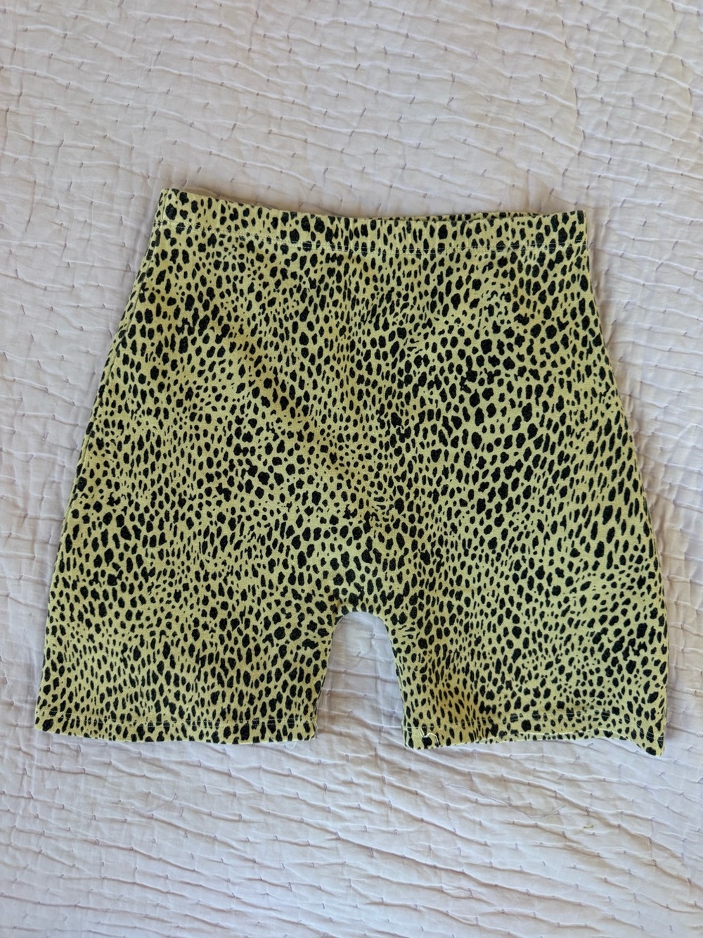 Brandy Melville Leopard Print Biker Shorts
